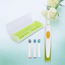 AZDENT горячая электрическая вращающаяся коробка для хранения зубных щеток, защитный чехол, портативный держатель для зубных щеток для путешествий, кемпинга, пеших прогулок