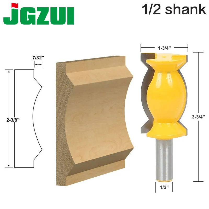 1 шт. Корона формовочная фреза-1/2 "хвостовик шипорезный Станок для деревообработки инструменты