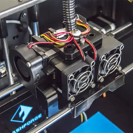 3D printer precision double-level metal nozzle print