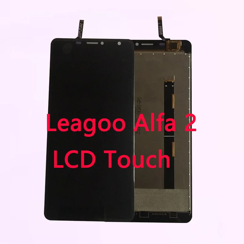 

New 5.0 Inches LCD For LEAGOO Alfa 2 LCD Display With Touch Screen Digitizer Assembly Replacement With Tools+3M Sticker