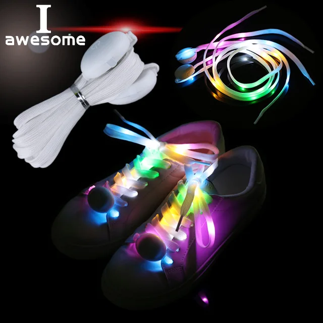 Buy 1 Pair New LED Shoelaces Luminous Flashing Shoe