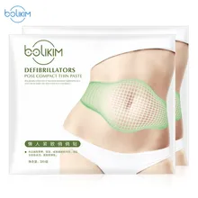 BOLIKIM 3Pcs/15Pcs Wonder Quick Belly Slim Patch Abdomen Effective Fat burning Navel Sticker Slim Patch Belly Body Wraps