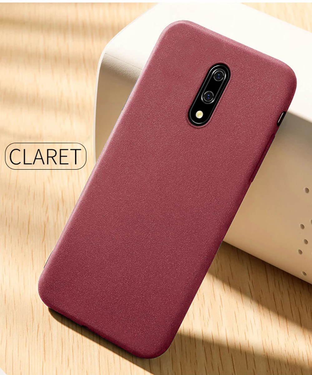 Matte Sandstone Silicone Soft Frosted TPU Phone Case - Durable Skin Cover Coque Protection