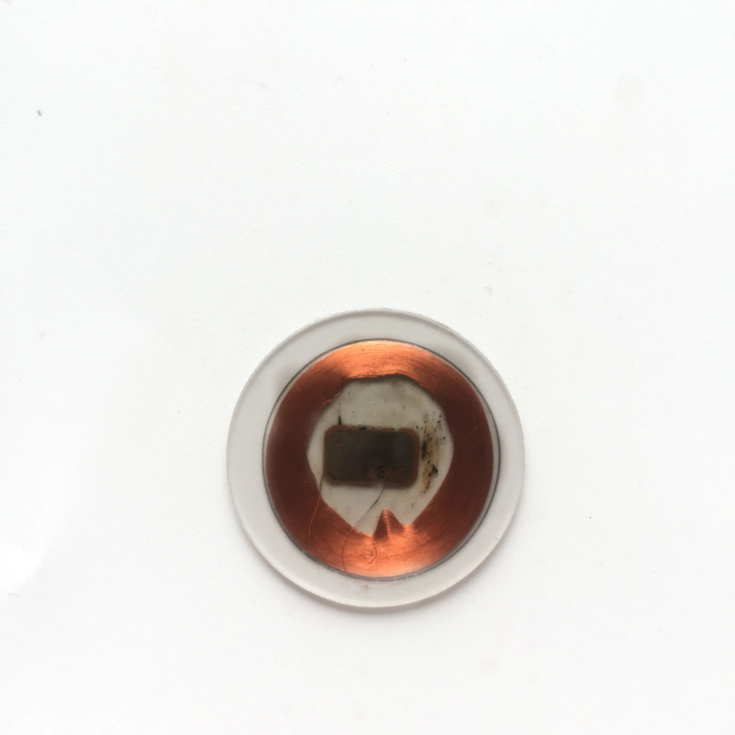 

1pcs 125KHZ EM4305/EM4205 Chip+Coil Coin Card RFID ID Card Tags Diameter 25mm Transparent PVC