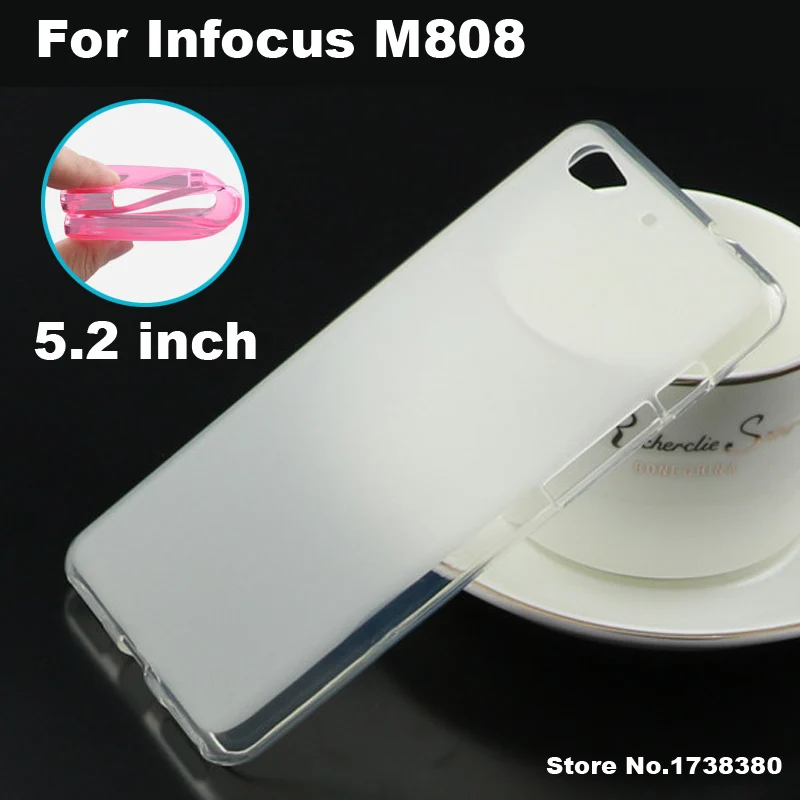 Для Infocus M808 чехол матовый из ТПУ мягкий для телефона M560 задняя крышка (5 2 дюйма) |