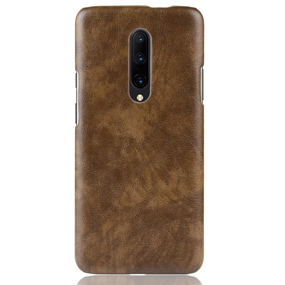 

Case for Oneplus 7 Pro 7 Case PU Leather Matte Hard Back Cover Case for Oneplus one plus 7 7Pro 1+7 Cover Funda Caphina Shell