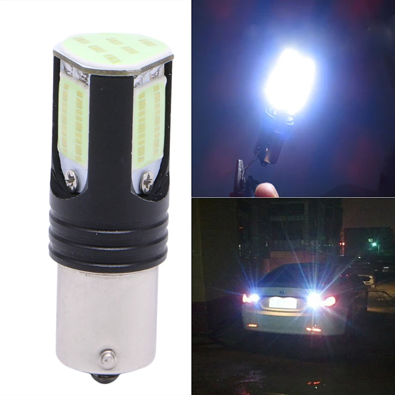 

New 1156-COB-26 Ice Blue LED Light BA15S Turn Signal Rear Car Bulb Lamp DC 12V
