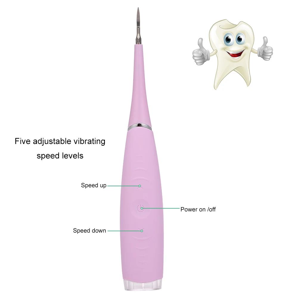 1 шт. Стоматологический Электрический прибор для удаления зубных щёток, скалер, звуковой аппарат для чистки зубов, зубные пятна, приспособление для Тартара, отбеливающий скребок для зубов