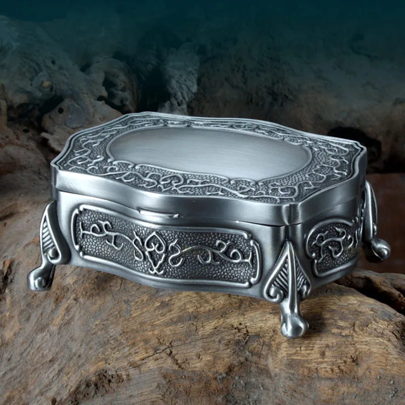 OGRM Metal Crafts LOTR Arwen Evenstar Necklace Pendant Earing Casket Jewelry Box Tin Alloy Collection Ring Box Best Gifts 4