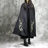 Black Chinese Tunic China Robe Hooded Cape Femme Poncho Meditation Traditional Chinese Clothing Halloween Chinese Cloak KK2752 ► Photo 2/6