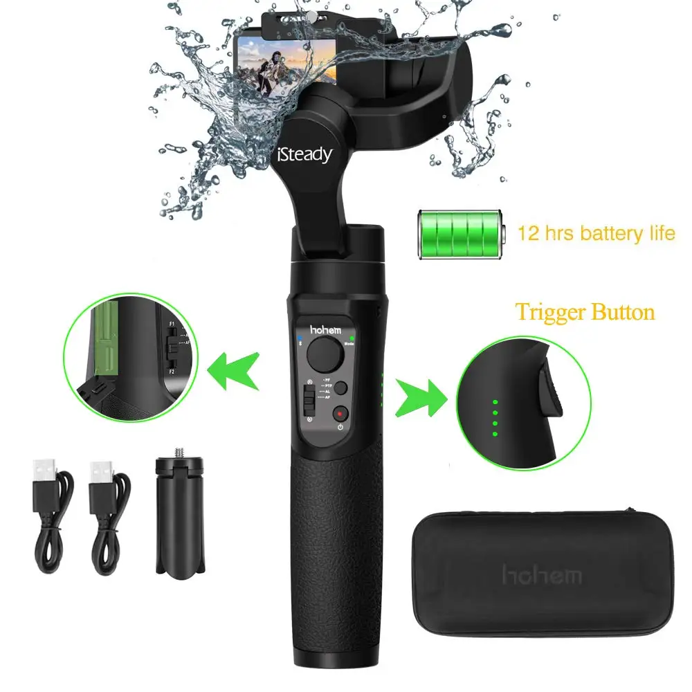 Hohem iSteady Pro 2 3 осевой брызгозащищенный Ручной Стабилизатор Gimbal совместимый с GoPro