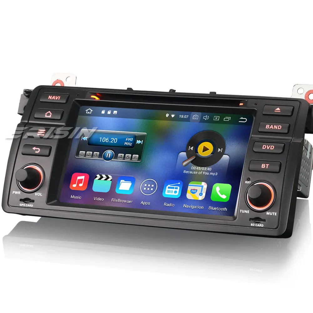 Sale Erisin ES8846B 7" Android 8.0 Octa core 4G RAM Car DVD GPS Radio DVR DAB+ DVD For BMW 3er E46 Rover 75 MG ZT 1