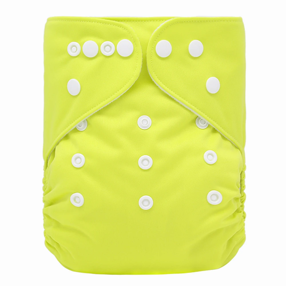 

Goodbum Solid Color Washable Adjustable Cloth Diaper Pocket Nappy
