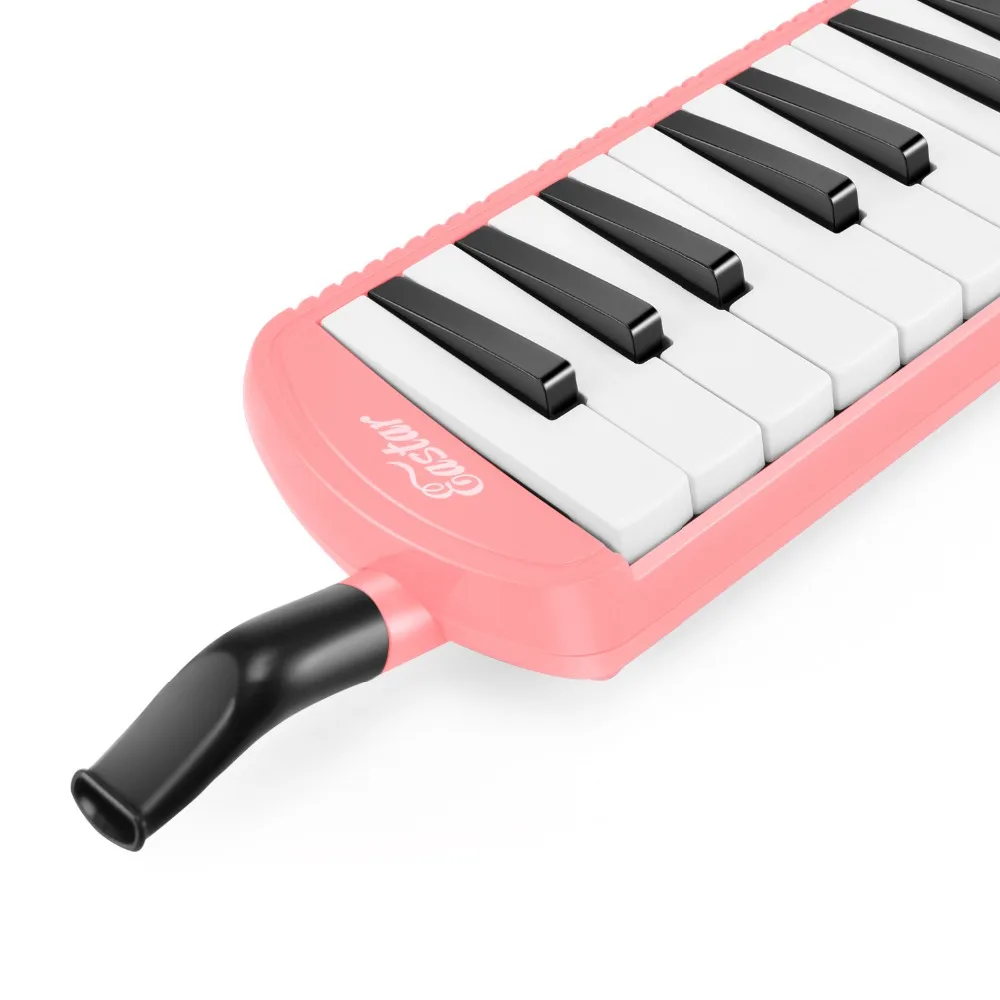 إيستر 32 مفاتيح لوحة المفاتيح Melodica كيت البيانو نمط لحني الأكورديون للطلاب Chliden التعليم مع حقيبة أداة عزف موسيقى الوردي
