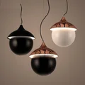 로프트 스타일 현대 led 펜 던 트 전등 크리 에이 티브 빈티지 산업 조명 실내 식당 원형 철 매달려 램프|인테리어 라이트|등 & 조명 -