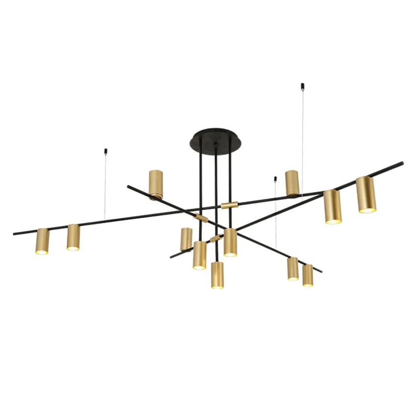 

Modern Chandelier Gold Iron Art Pendant Lamps Bedroom Living Room Restaurant Hanging Lamps Lighting Hanginglamp Kitchen Lights