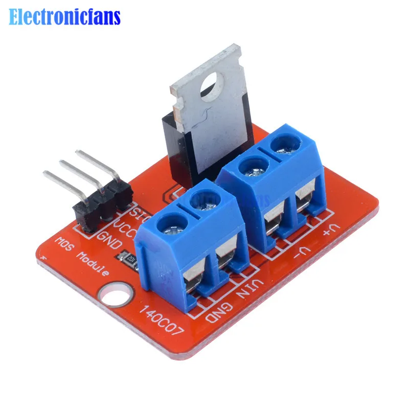 10 шт. Топ MOSFET Кнопка IRF520 MOSFET модуль драйвера для Arduino ARM Raspberry pi