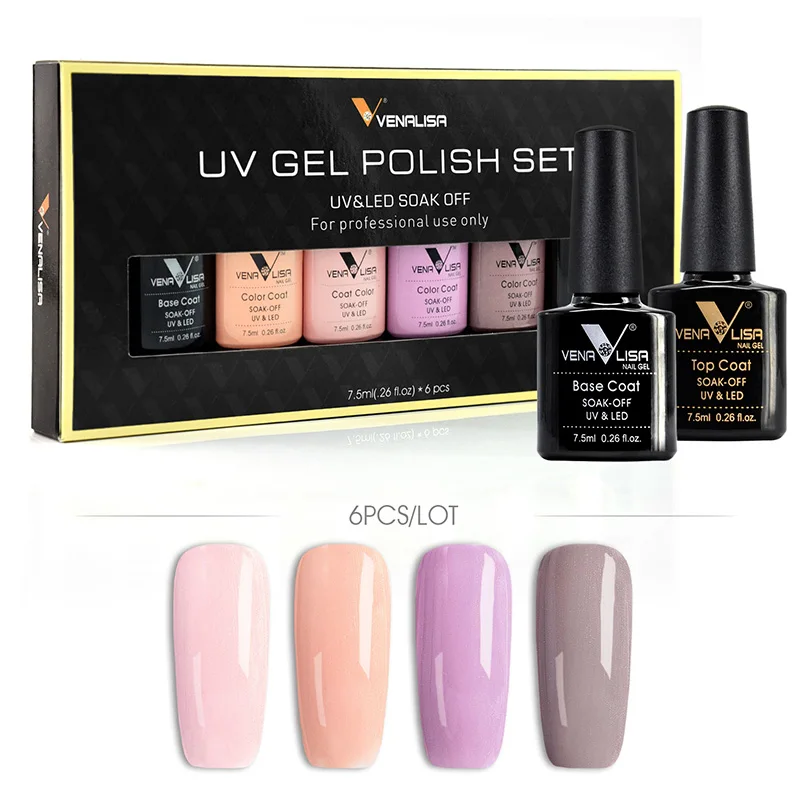 Гель лак Venalisa для ногтей 7 5 мл 60 цветов самостоятельного дизайна ногтей|gel nail