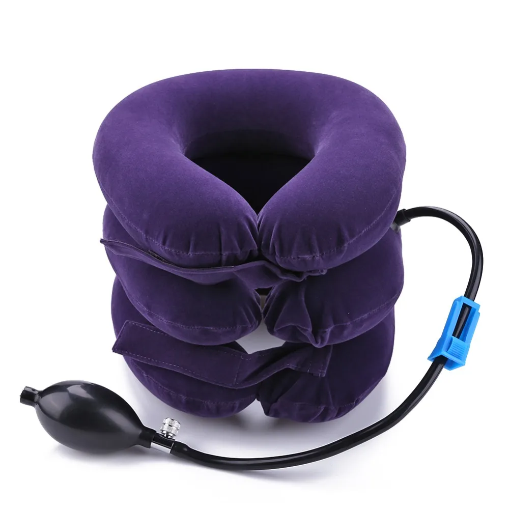 Горячая надувная шейка шейный позвонок тяга мягкий бандаж поддерживающее устройство для головной боли голова спина плечо Шея боль дропшиппинг