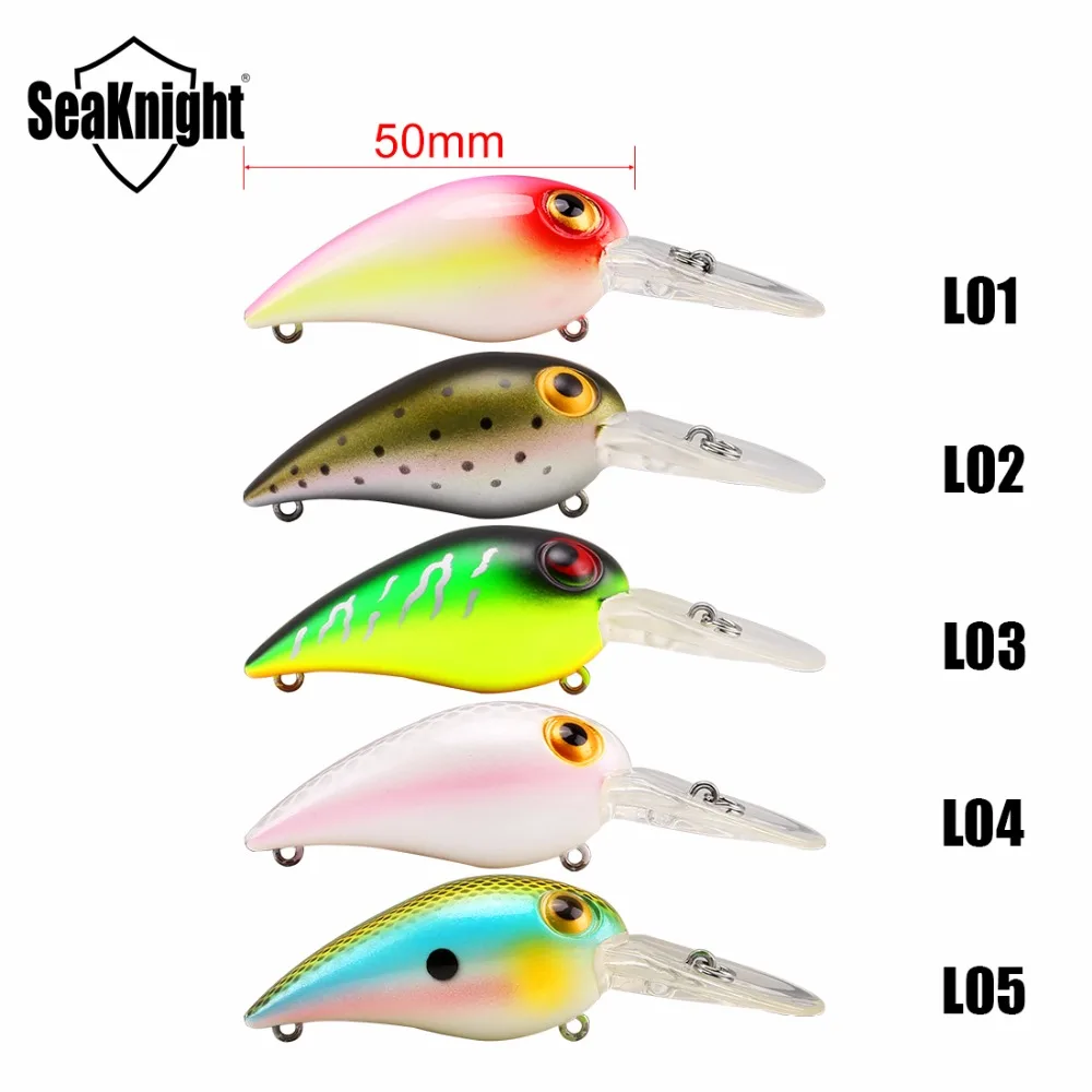 SeaKnight бренд SK002 Серия 1 шт. жесткая Рыболовная Приманка CrankBait 11 г 50 мм глубина 0 8 м
