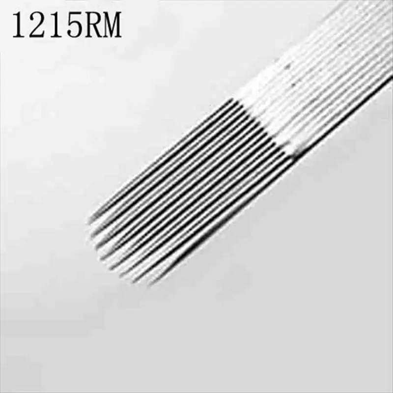 2016 Newest 50PCS Pro Round Magnum Standard Needles 1215RM Disposable 0