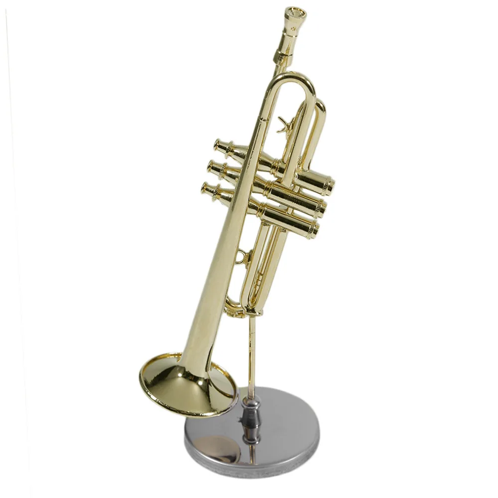 

Creative Mini Trumpet A Good Gift For Child Mini Trumpet Musical Instrument Model For Kid Mini Trumpet with Case Hot Sale