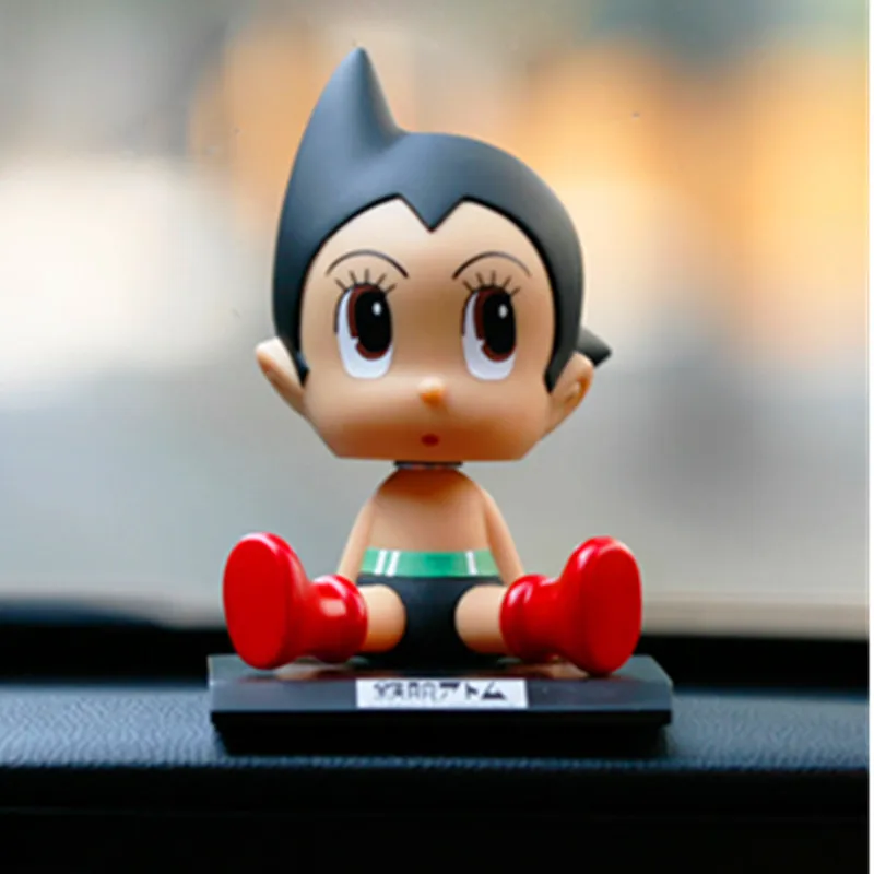2 шт./компл. мини Tetsuwan Atom Astroboy & Uran украшение автомобиля трясущаяся голова кукла