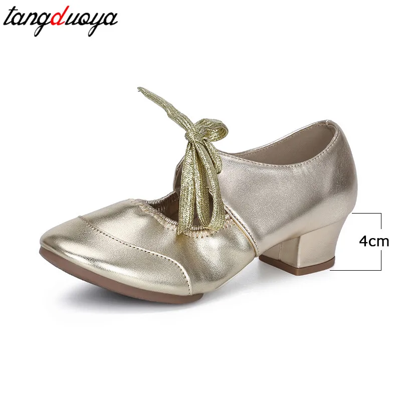 adult professional dance shoes women ballroom latin dance shoes high heeled ladies shoes square heel buty damskie