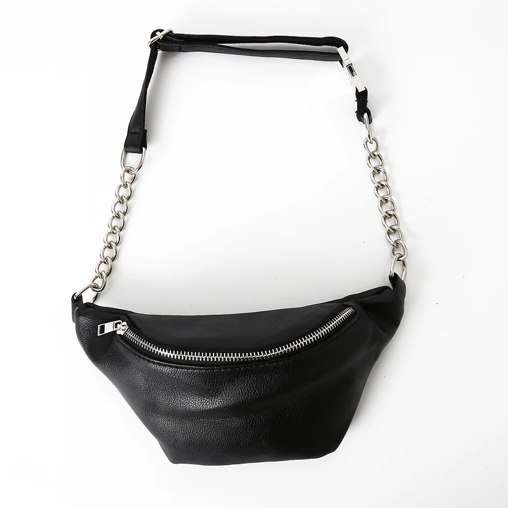 

FGGS-PU Leather Waist Waterproof Women Belt Messenger Bags Shoulder For Handbags Pack Purses