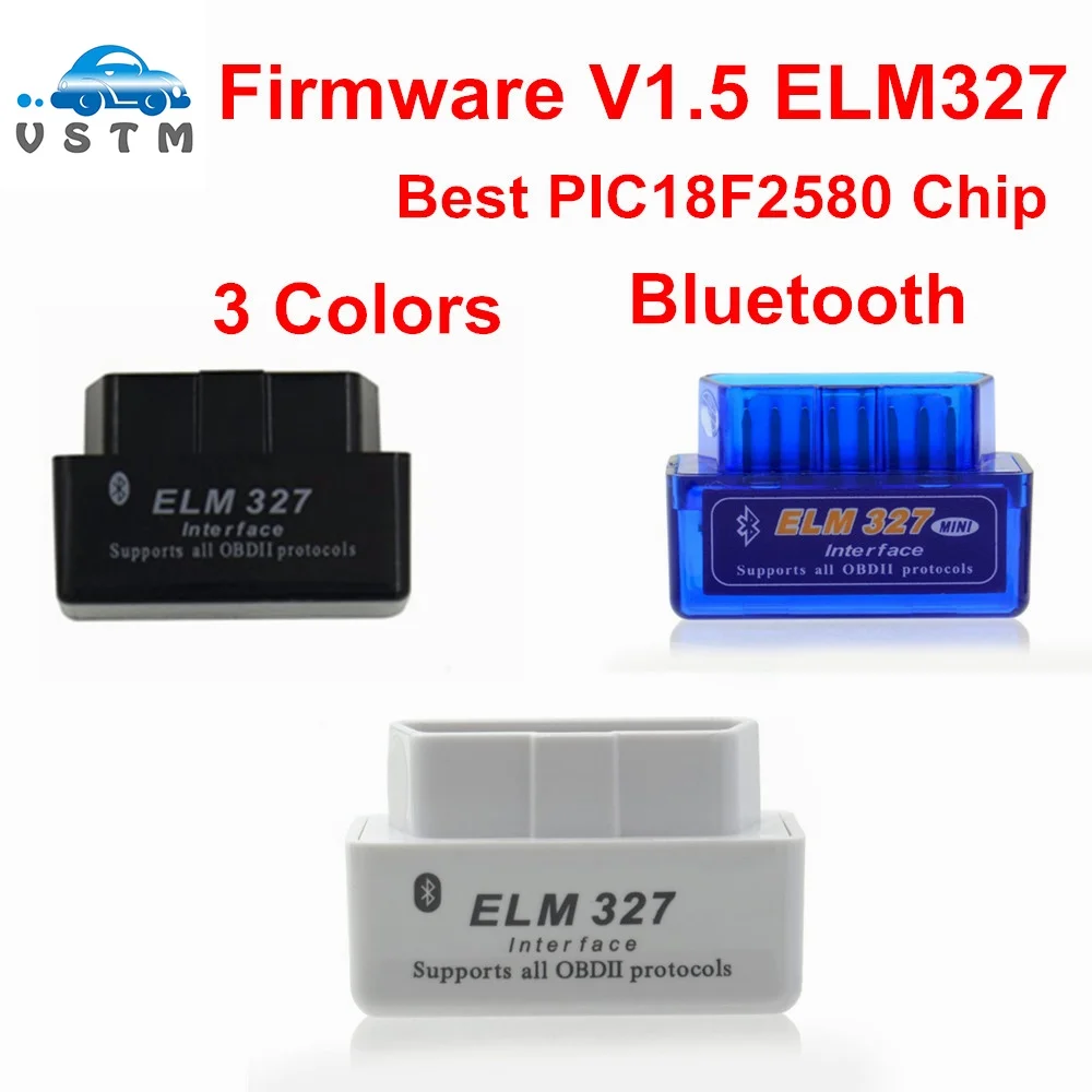 2018 ELM327 V1.5 Super Mini ELM327 BT PIC18F25K80 Chip OBDII Scanner ...