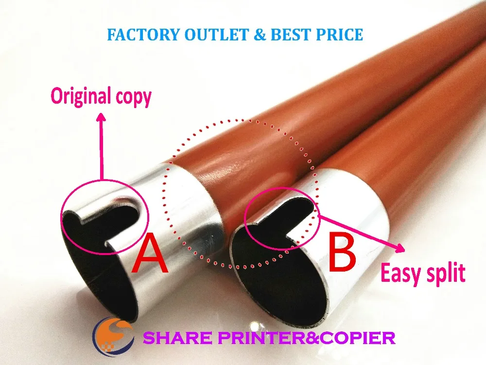 

10 ps B 2HS25230 2HS25231 2H425010 2F825050 upper fuser roller for Kyocera Mita KM2810 KM2820 fs2000 fs1024 1028 fs1100 fs1300