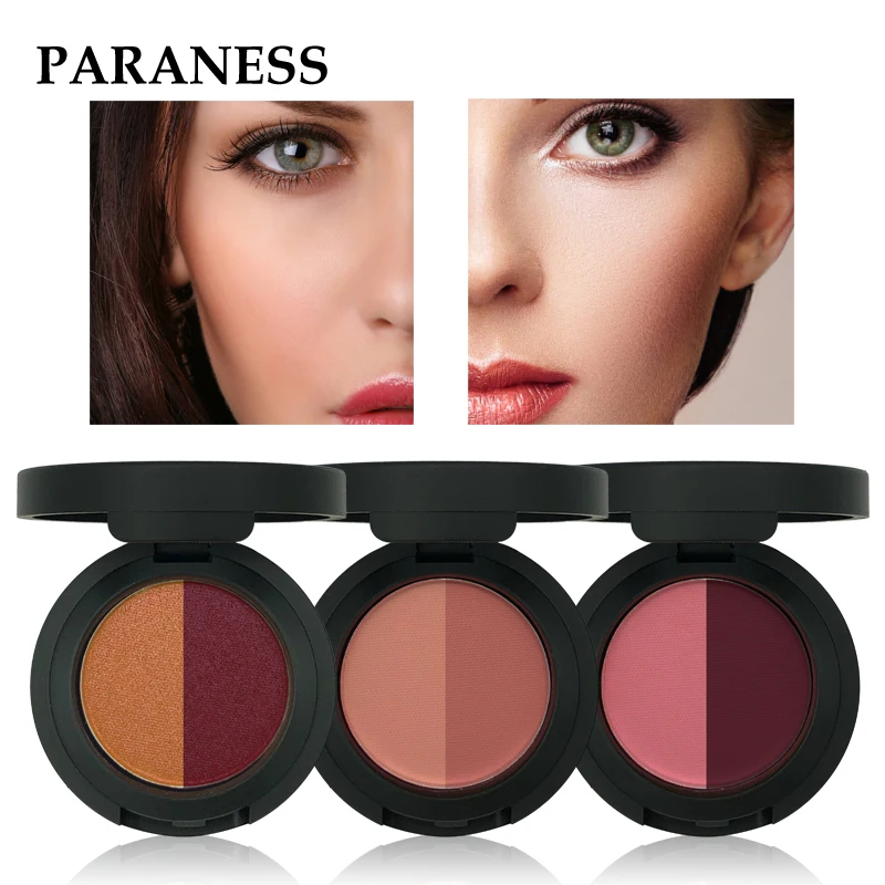 Paraness Brand Makeup 6 Color Cream Blusher Palette  Powder 