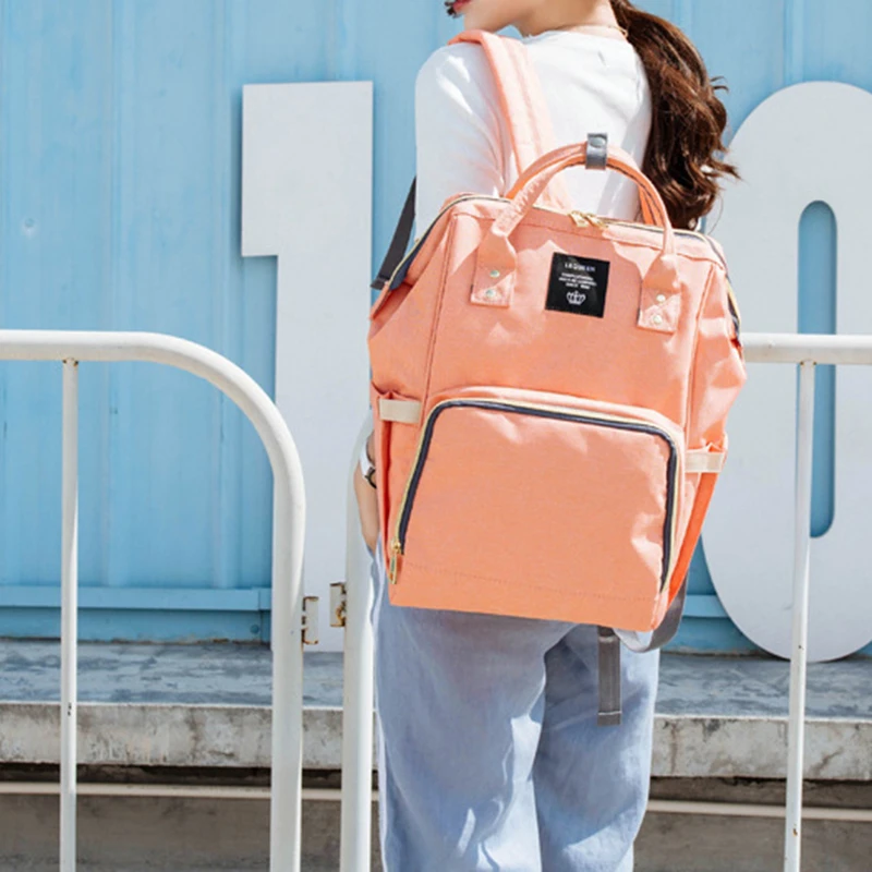 Модная детская сумка для мам, брендовая Большая вместительная сумка для малышей, рюкзак для путешествий, дизайнерская сумка для ухода за