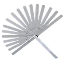 0,02 мм до 1,00 мм Толщина Gap Метрическая 17 лезвия наполнитель щупа измерение лазерный инструмент: W2869B