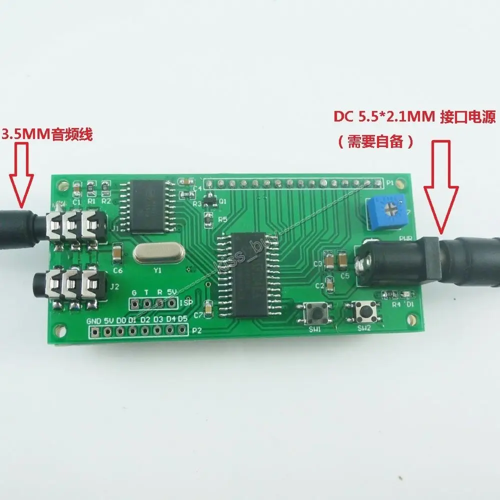 DTMF аудио декодер модуль декодирования телефонный набор распознавание с ЖК-дисплеем 5 в модуль