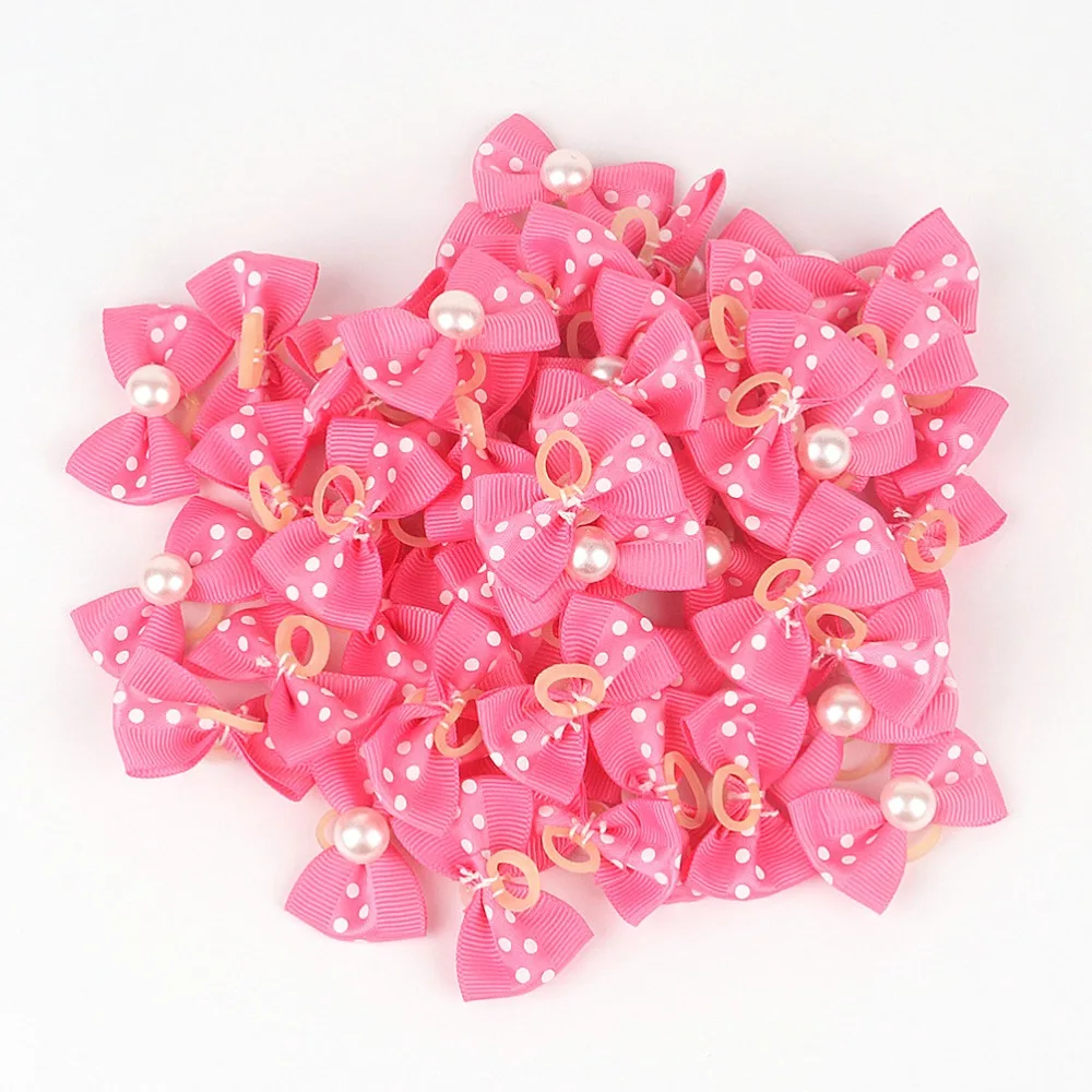 

Small Dogs Accessories Bows Hair Yorkshire Grooming For Pets Supplies Hair Clips Grooming Table Bows fiocchi cane chien