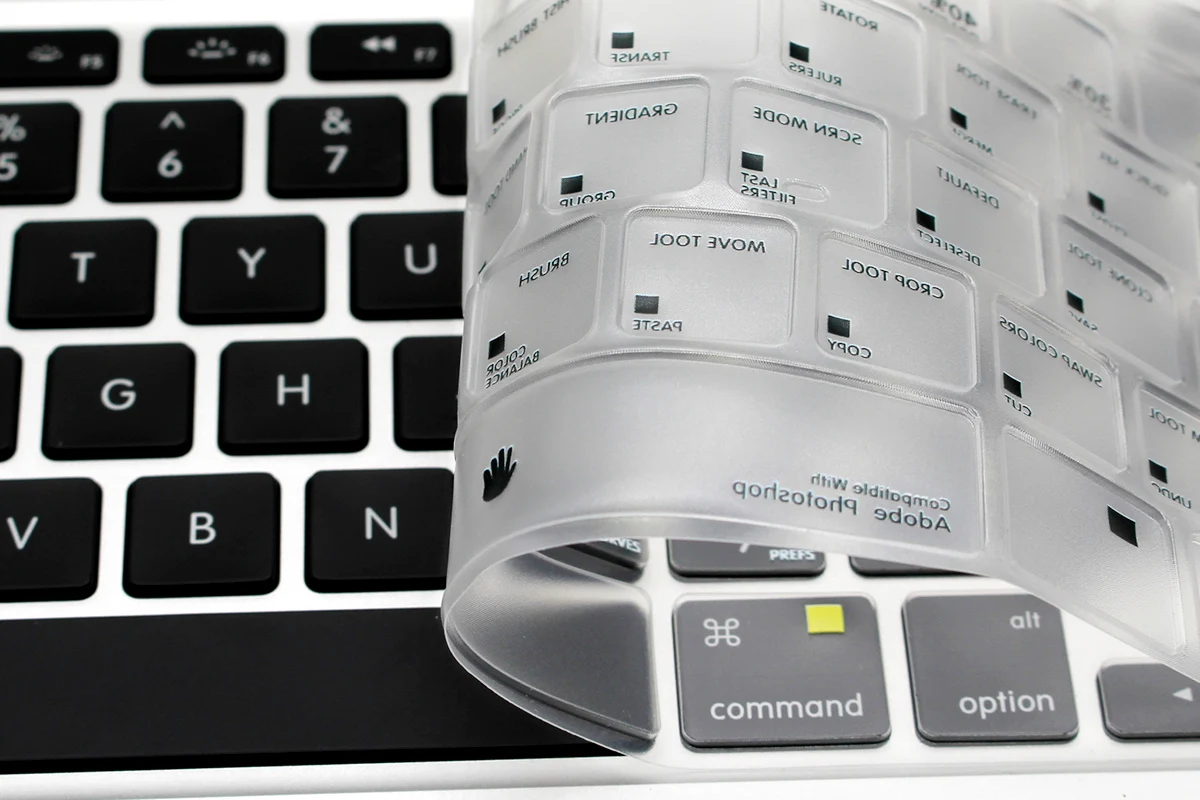 Для Macbook Air 13 Skin Pro 15 17 Adobe Photoshop Ps ярлык горячий ключ функциональный ТПУ подсветка