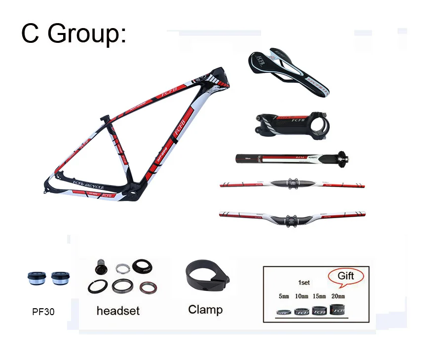 Clearance 2017 FCFB MTB carbon frame15/17/19/21inch bicycle 27er 29er carbon frame carbon mountain bike frame disc carbon mtb frame PF30 10 Clearance 2017 FCFB MTB carbon frame15/17/19/21inch bicycle 27er 29er carbon frame carbon mountain bike frame disc carbon mtb frame PF30 10
