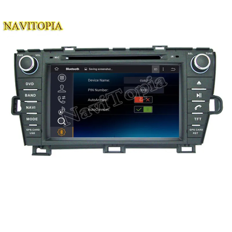 Clearance Ectwodvd Octa Core/Quad Core 4G/2G Android 9.0 Car Multimedia DVD Player for Toyota PRIUS right driving 2009- Radio+GPS 10