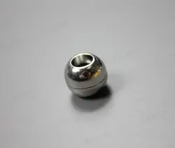 4 компл. 6 мм Диаметр отверстие серебряный шар застежка, магнитной застежкой, Браслеты или Ожерелья для мужчин поставки