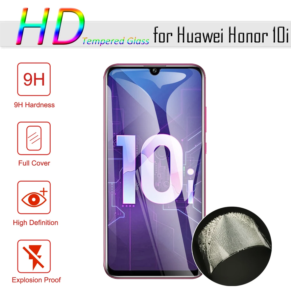 

Glass for Huawei Honor 10i Tempered Glass on Honor 10i Glass HD Protective Glass Tempered Screen Protector for Huawei Honor 10i