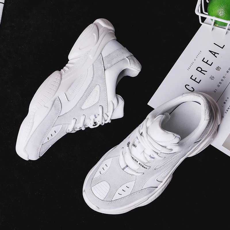 

RASMEUP High Quality Platform Sneakers Women 2019 Spring Breathable Lightweight Women's Chunky Shoes Trainers Ladies Footwear