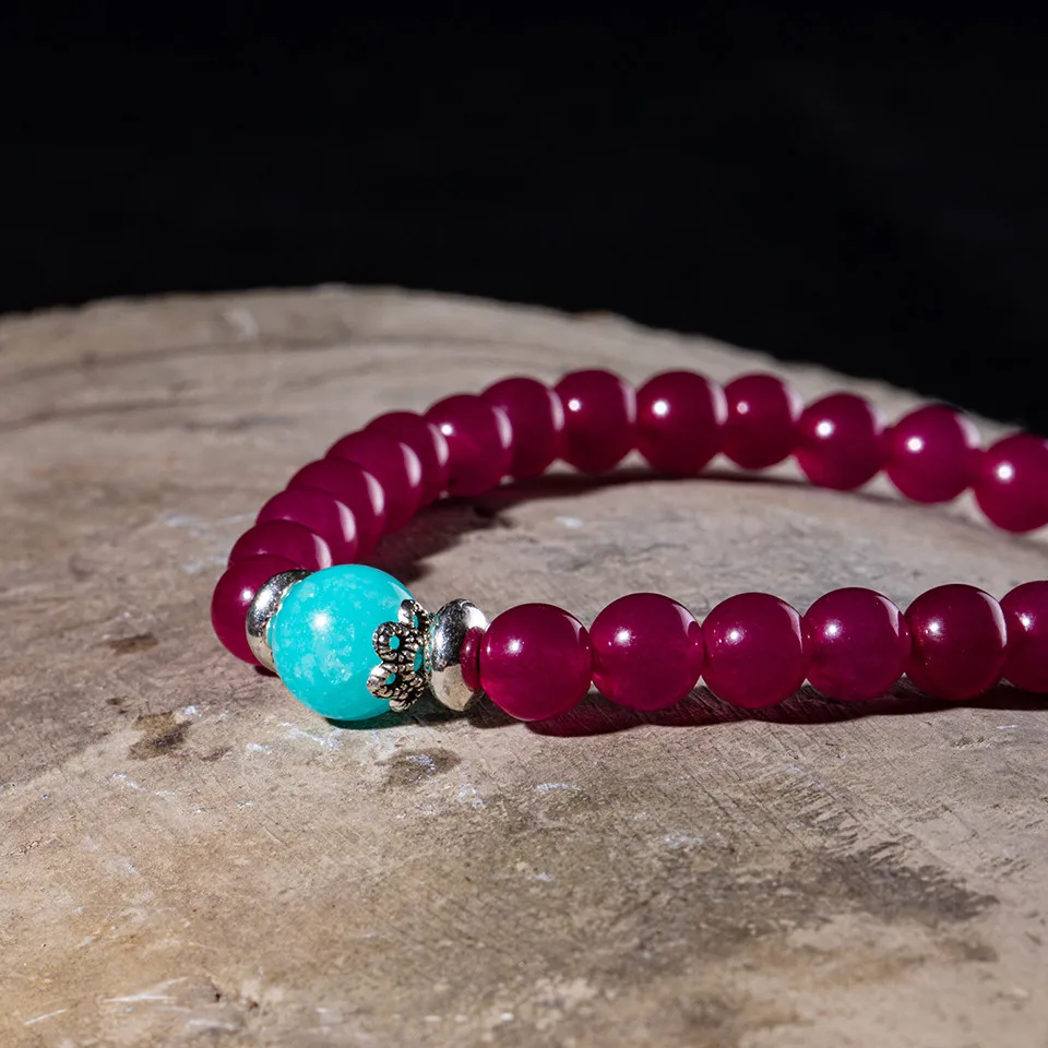Trendy Natural Stone Tiger Eye Beads Bracelet High Quality Charm Round Beaded  Elasticity Rope Bracelets Jewelry For Men Women (36)