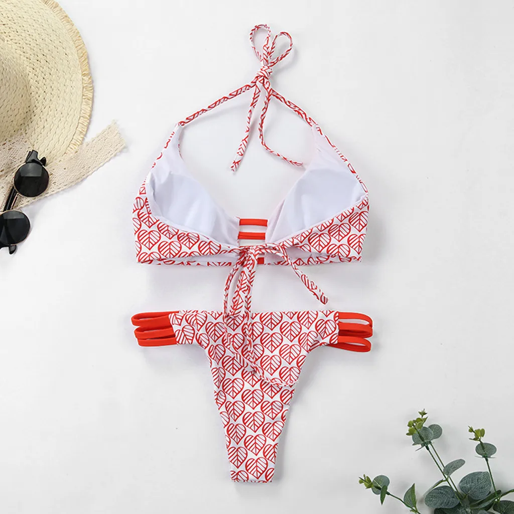 Новинка 2019 сексуальный модный Монокини Bikiny Maillot De Bain танкини с принтом в виде