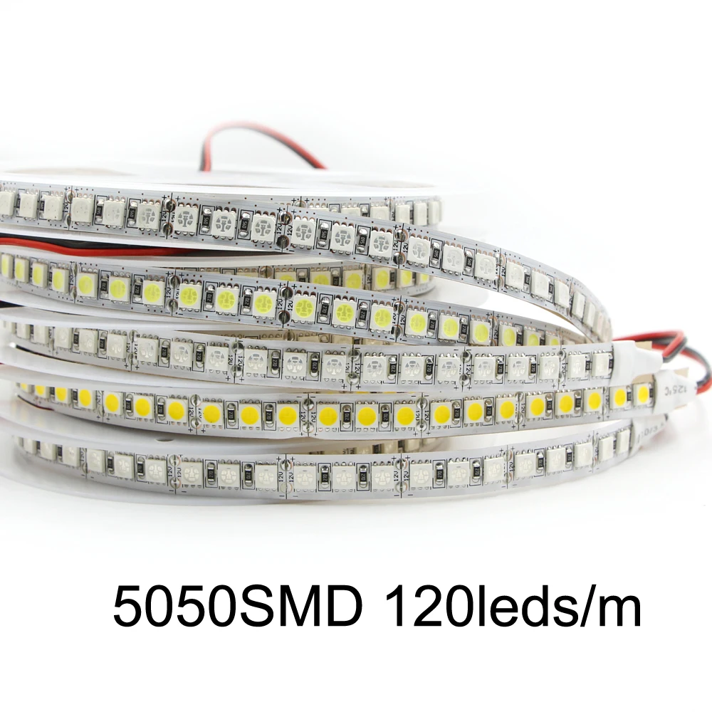 5 м 5050 5054 SMD Светодиодная лента DC 12 В RGB белая Праздничная декоративная лампа 60