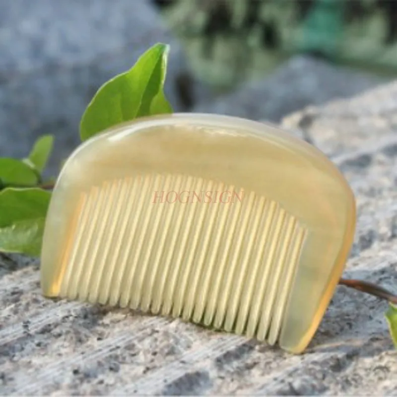 Corner Small Comb Natural Authentic Yellow White Alo Horn Mini Portable With Pocket Baby Combs Hairbrush Hairdressing Supplies 10pcs paper envelopes bags mailers padded envelope with mailing bag business supplies