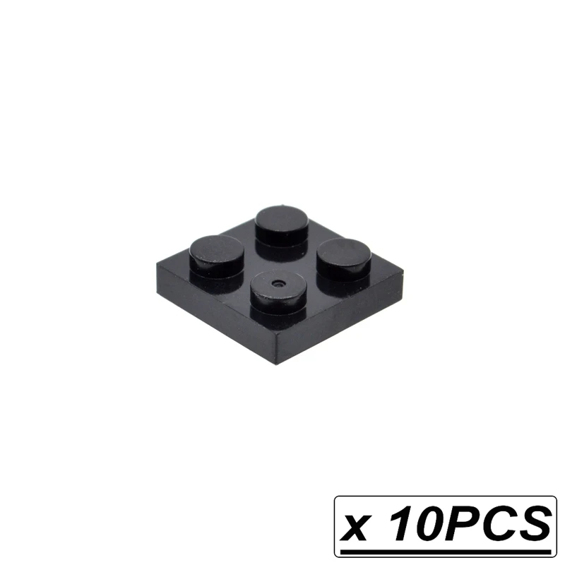 

10pcs/lot 2*2 Plates MOC Custom Bricks Part Building Compatible Blocks 3022 Educational Toys for Children