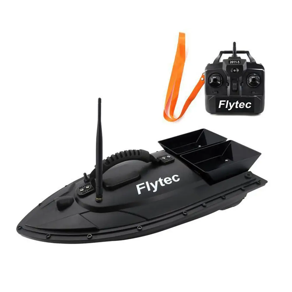 Flytec 2011-5 Fishing Tool Smart RC Bait Boat Digital Automatic Frequency Modulation Radio Remote Control Device Fishing 500M