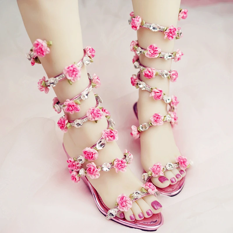 bridal gladiator sandals