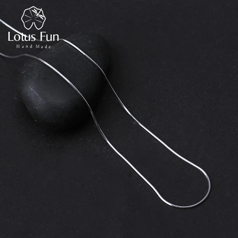 Lotus Fun Настоящее серебро 925 пробы ювелирные украшения ручной работы модное
